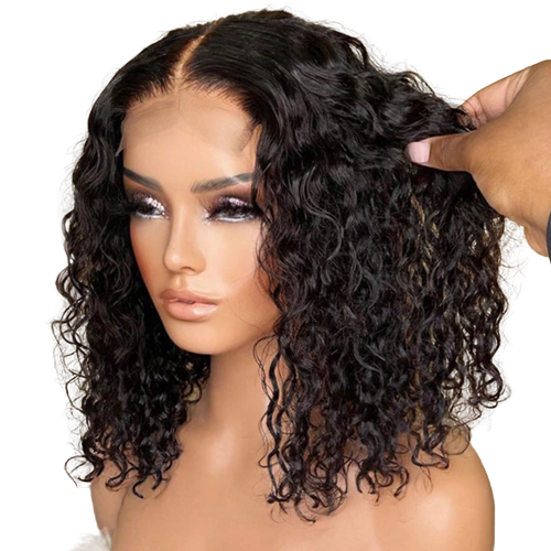 Perruque cheveux naturels Brésiliens Ondulé - Brune