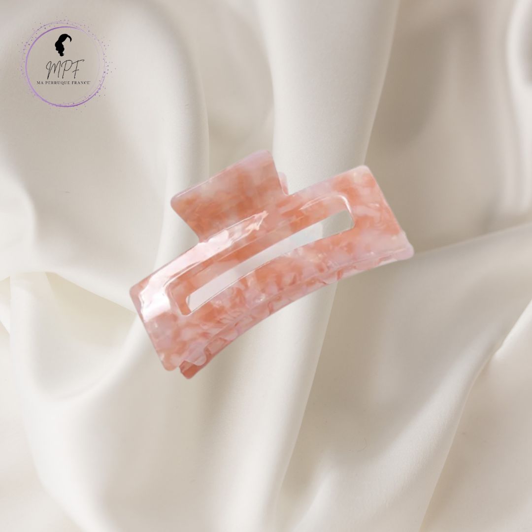 Accessoire pince à cheveux élégante - Motif léopard rose