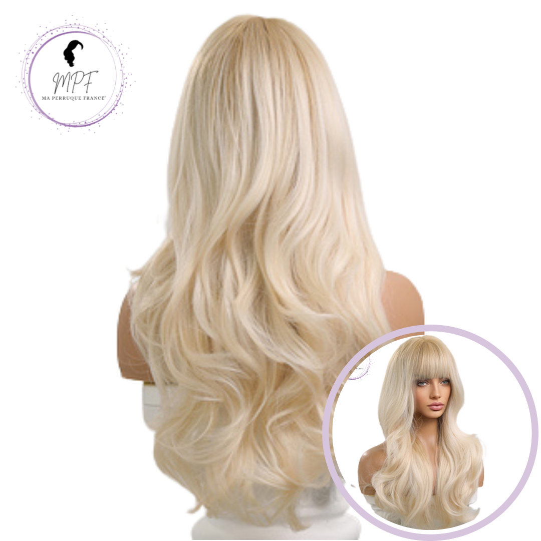 Perruque bob cheveux synthétiques