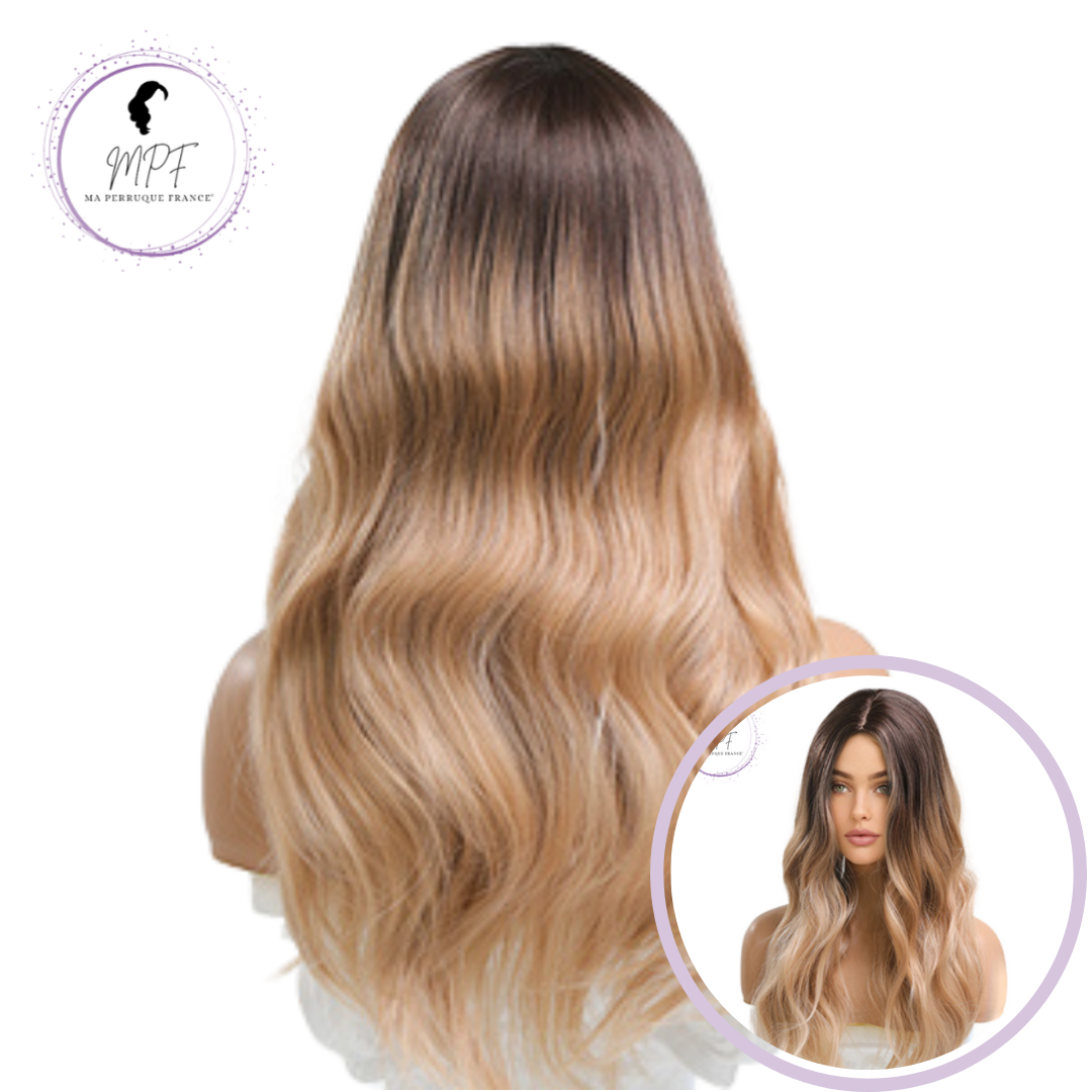 Perruque bob cheveux synthétiques