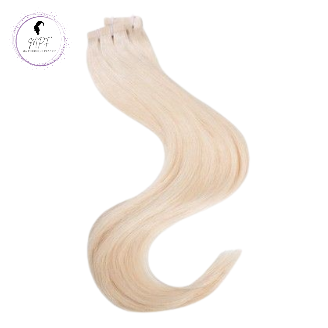 Extension adhésive en cheveux 100% naturels - Blond très clair
