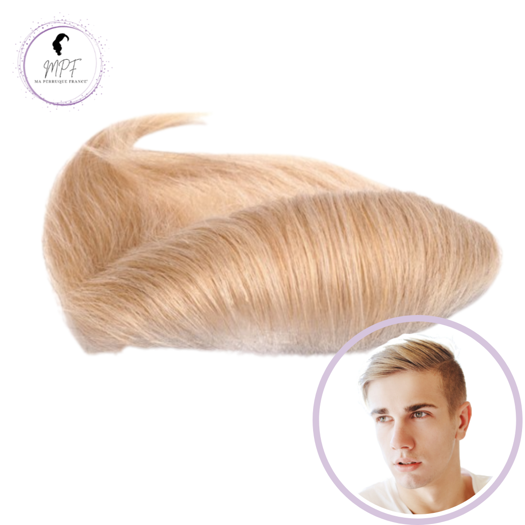 Perruque online collée homme