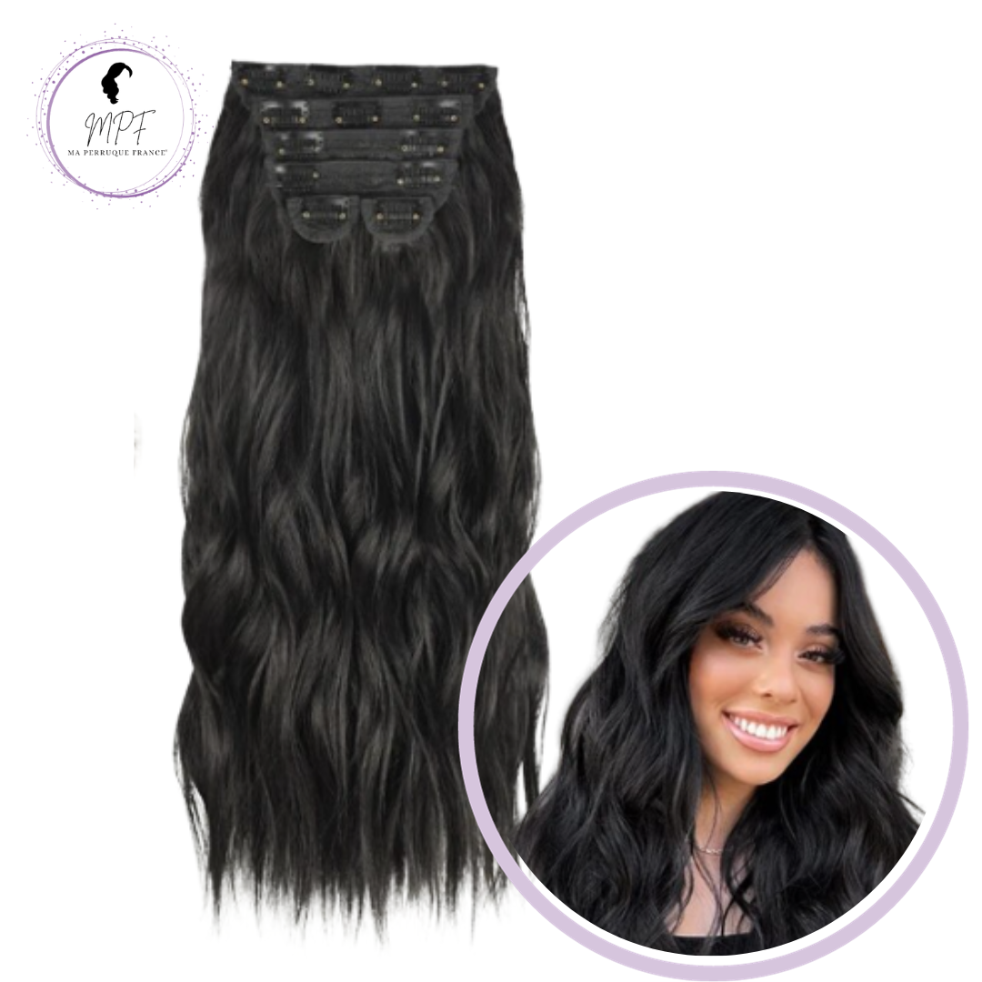 Extension a clip brun