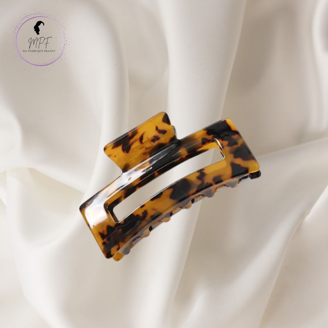 Accessoire pince à cheveux élégante - Motif léopard