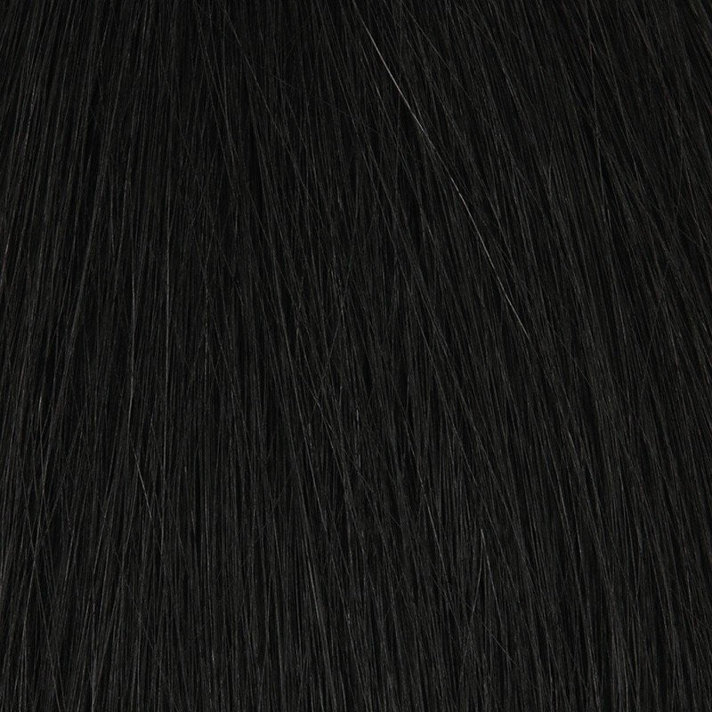 Extension à clips en cheveux 100% naturels - Brun Noir