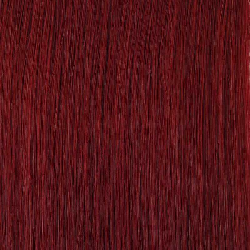 Extension à clips en cheveux 100% naturels - Rouge
